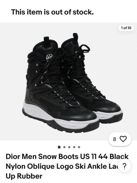 christian dior Ski snow boots